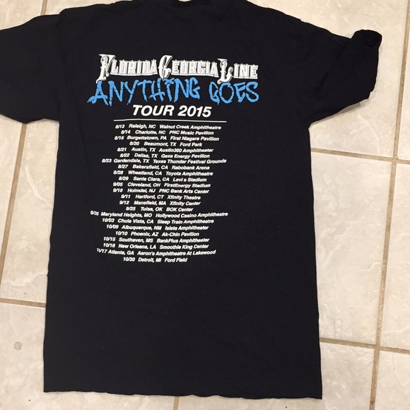 Tour 2015 Florida Georgia Line size S - Picture 6 of 7